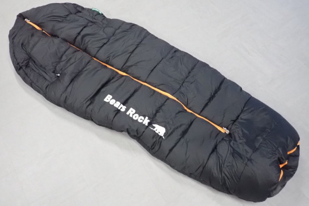2個セット◇美品】 MOUNTAIN WAVE 寝袋 シュラフ 黒