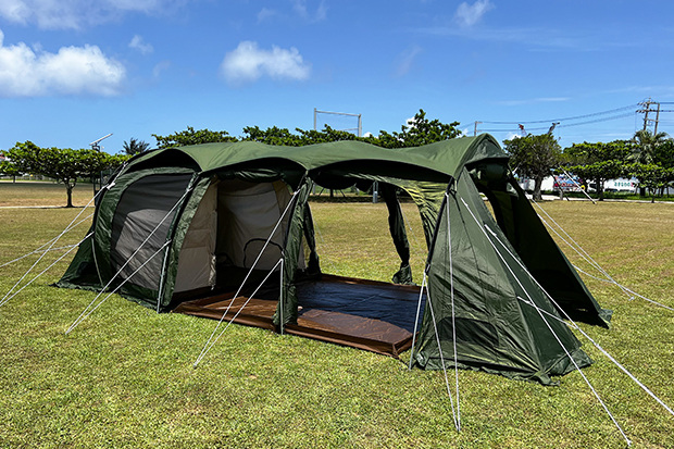 DOD カマボコテントM カーキ | テント・タープ |沖縄でキャンプ用品を 
