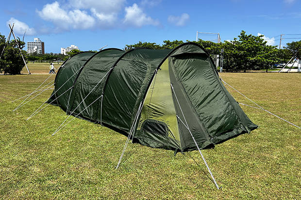 DOD カマボコテントM カーキ | テント・タープ |沖縄でキャンプ用品を 