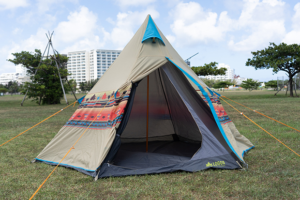 ロゴス ナバホ Tepee 300＆タープ | テント・タープ |沖縄でキャンプ 