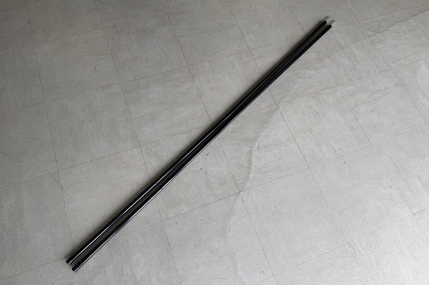 コンパクトタープポール【黒】 160cm２本セット