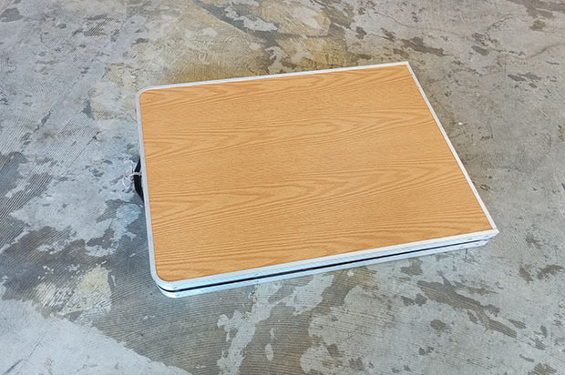 商品画像 折り畳み式 木目テーブル 3