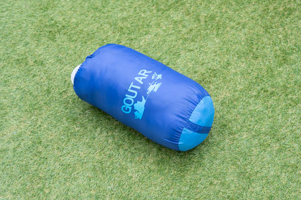 商品画像 マミー型寝袋（シュラフ） ブルー 2