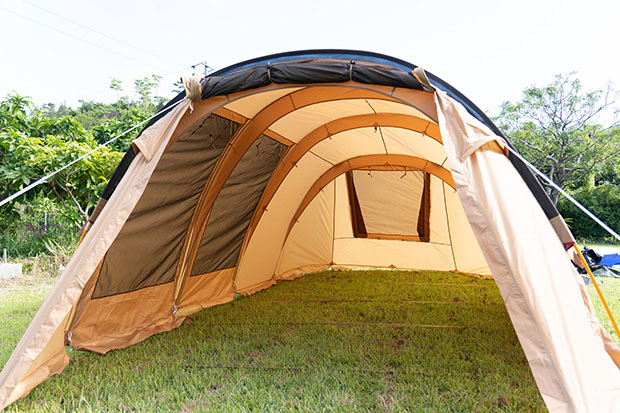 イグニオ 2ルームトンネル型テント | テント・タープ |【公式】ソトリスト｜キャンプ用品レンタル