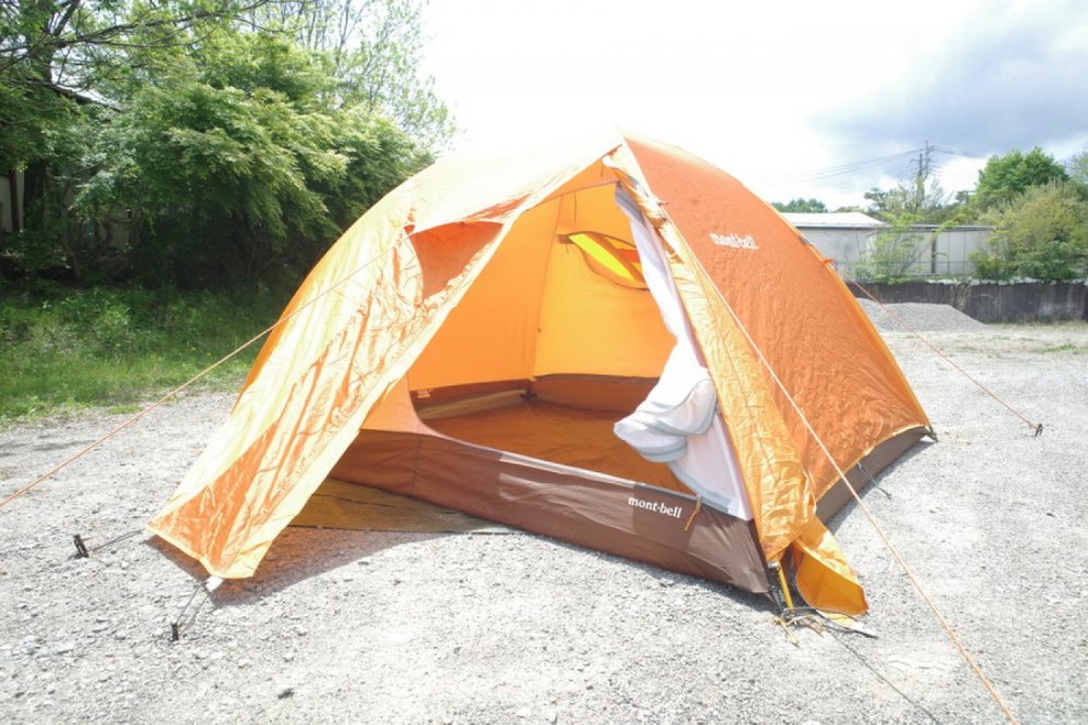 16,000円mont-bell クロノスドーム　テント　寝袋　チェア　セット