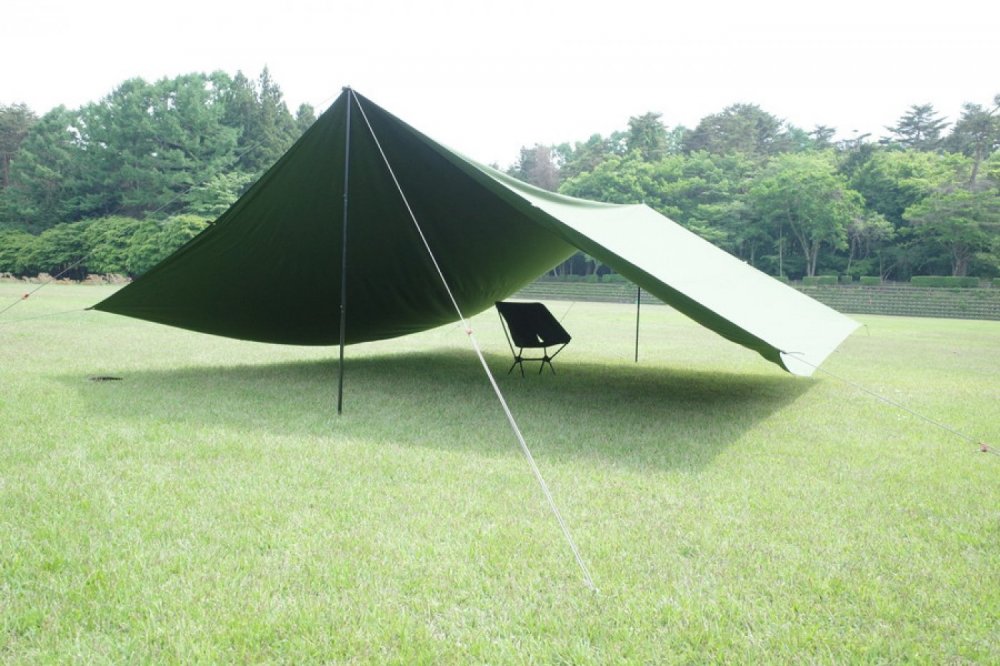 DOD チーズタープM（グリーン） | テント・タープ |関東でキャンプ用品をレンタルするならソトリスト【公式】