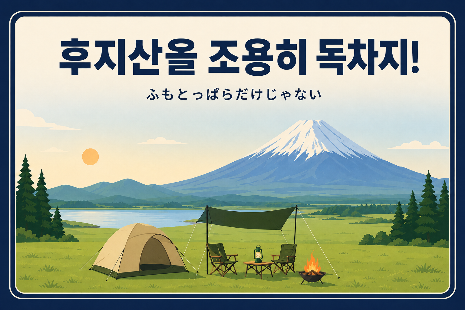 【🇰🇷KR / JP】후모토파라만이 아니다. 후지산을 독차지할 수 있는 숨은 캠핑장!（ふもとっぱらだけじゃない。富士山を独り占めできる隠れ家キャンプ場！）